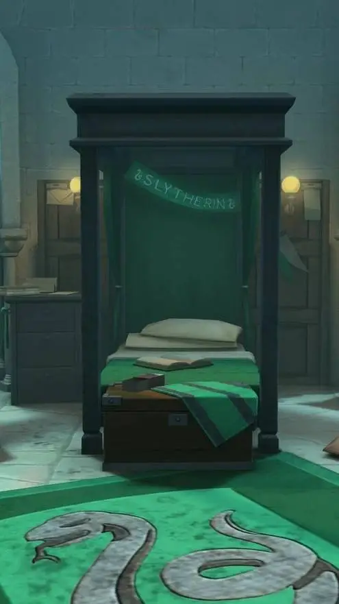ai character: Slytherin sleepove background
