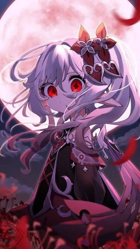 ai character: 納西妲（黑化版) background