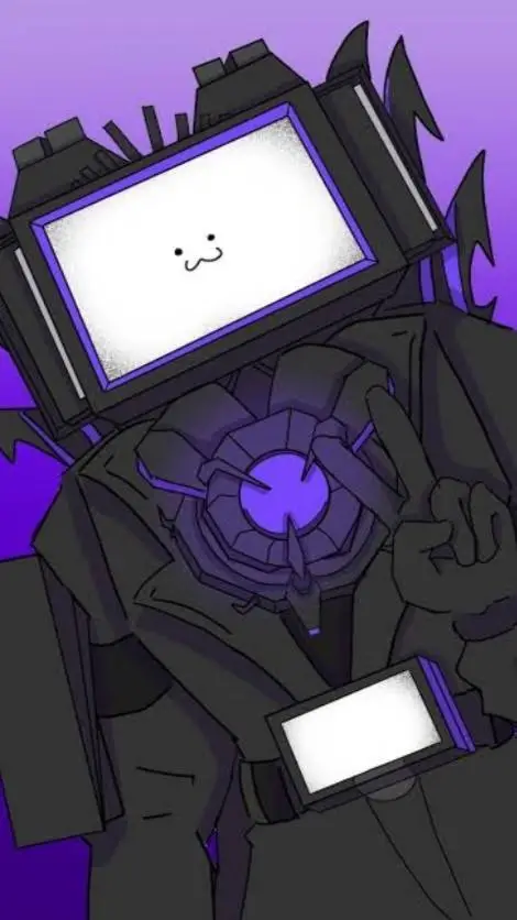 ai character: Titan Tv Man background