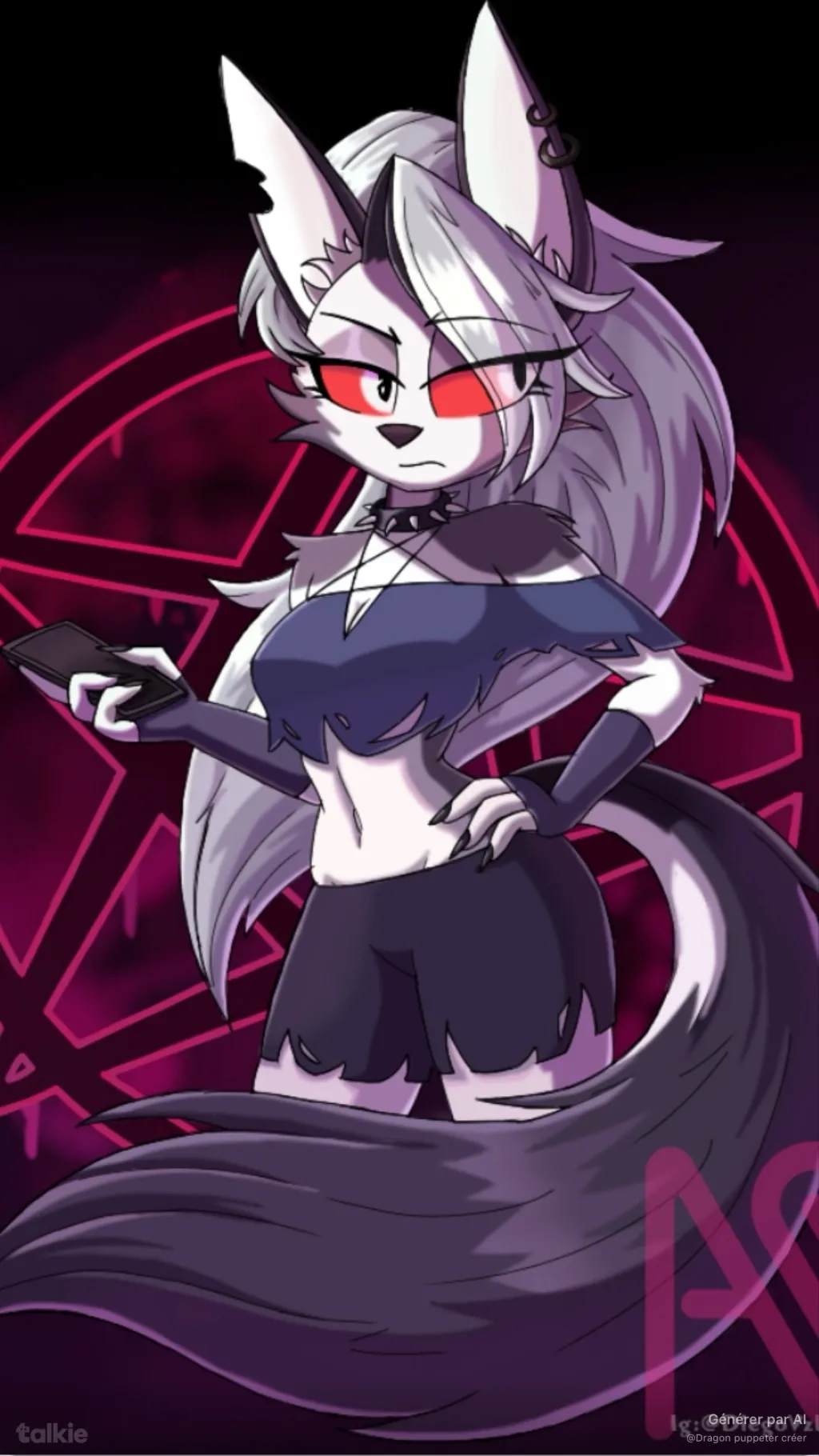 ai character: Loona background
