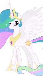 ai character: Princess Celestia  background