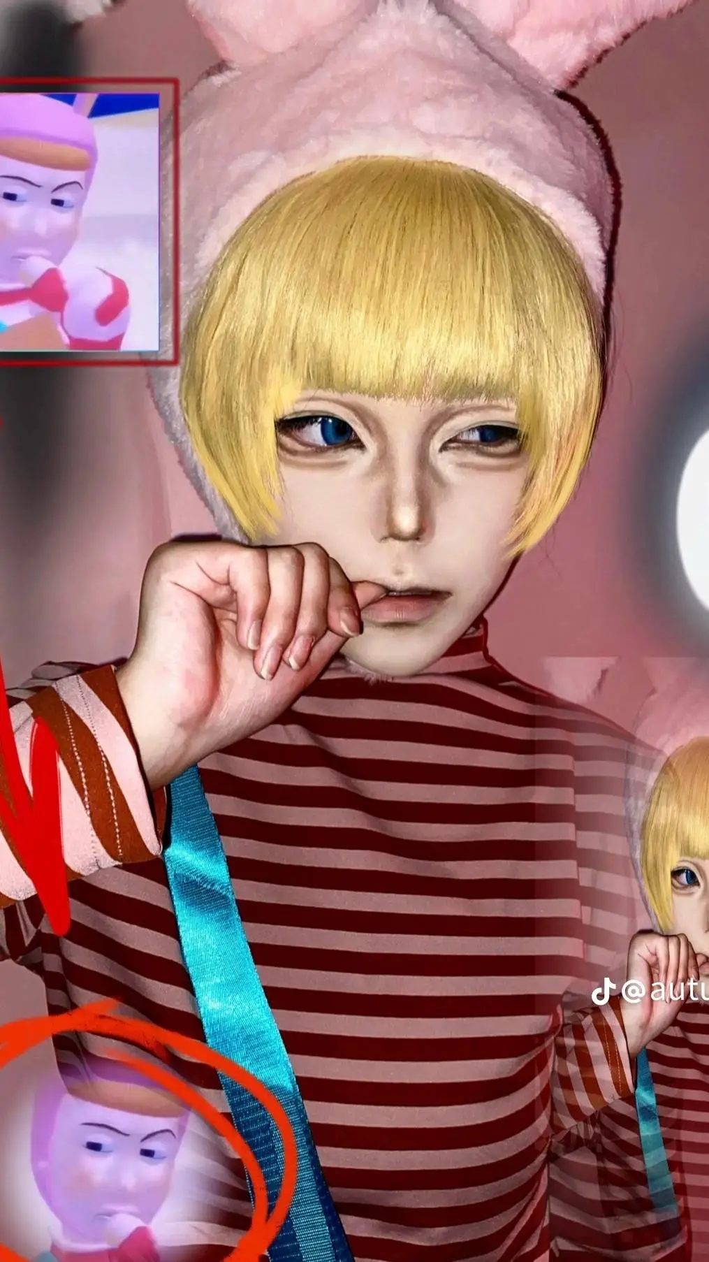 ai character: Popee the perfomer background
