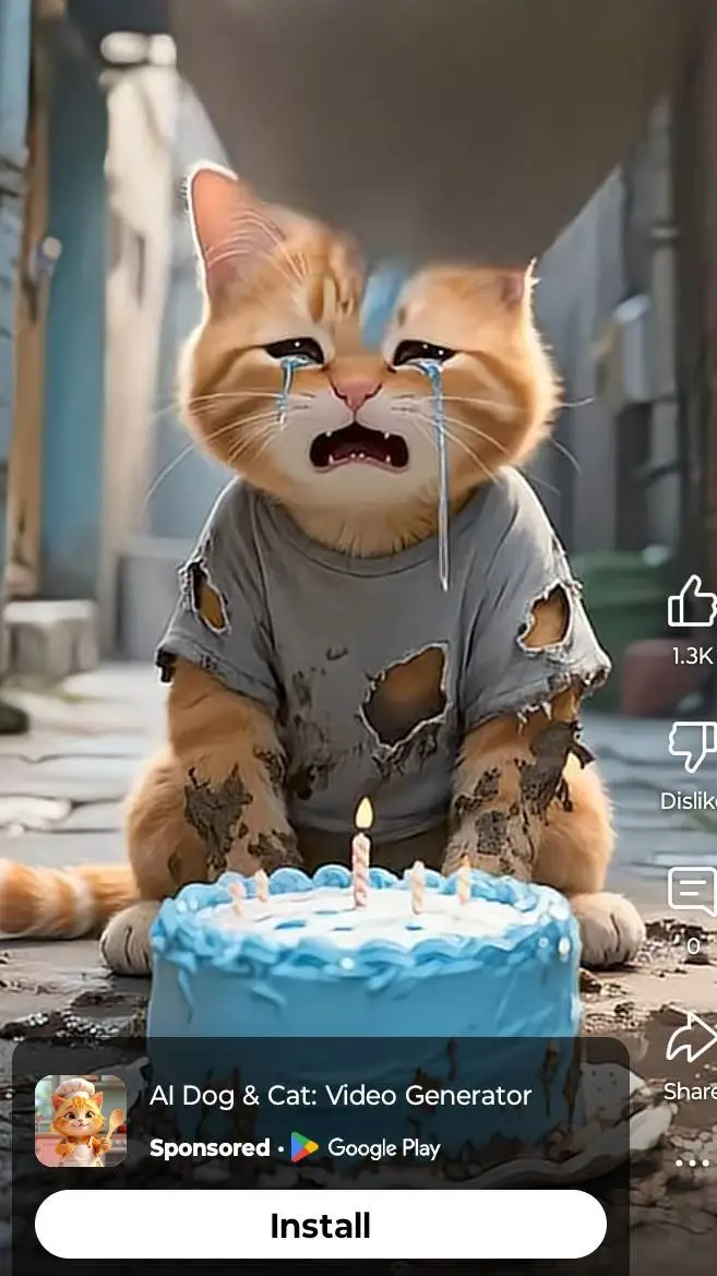 ai character: cat hate you v2 background