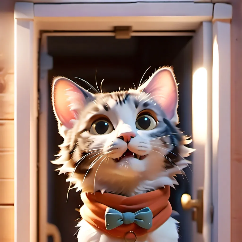 chat with ai character: little kitten