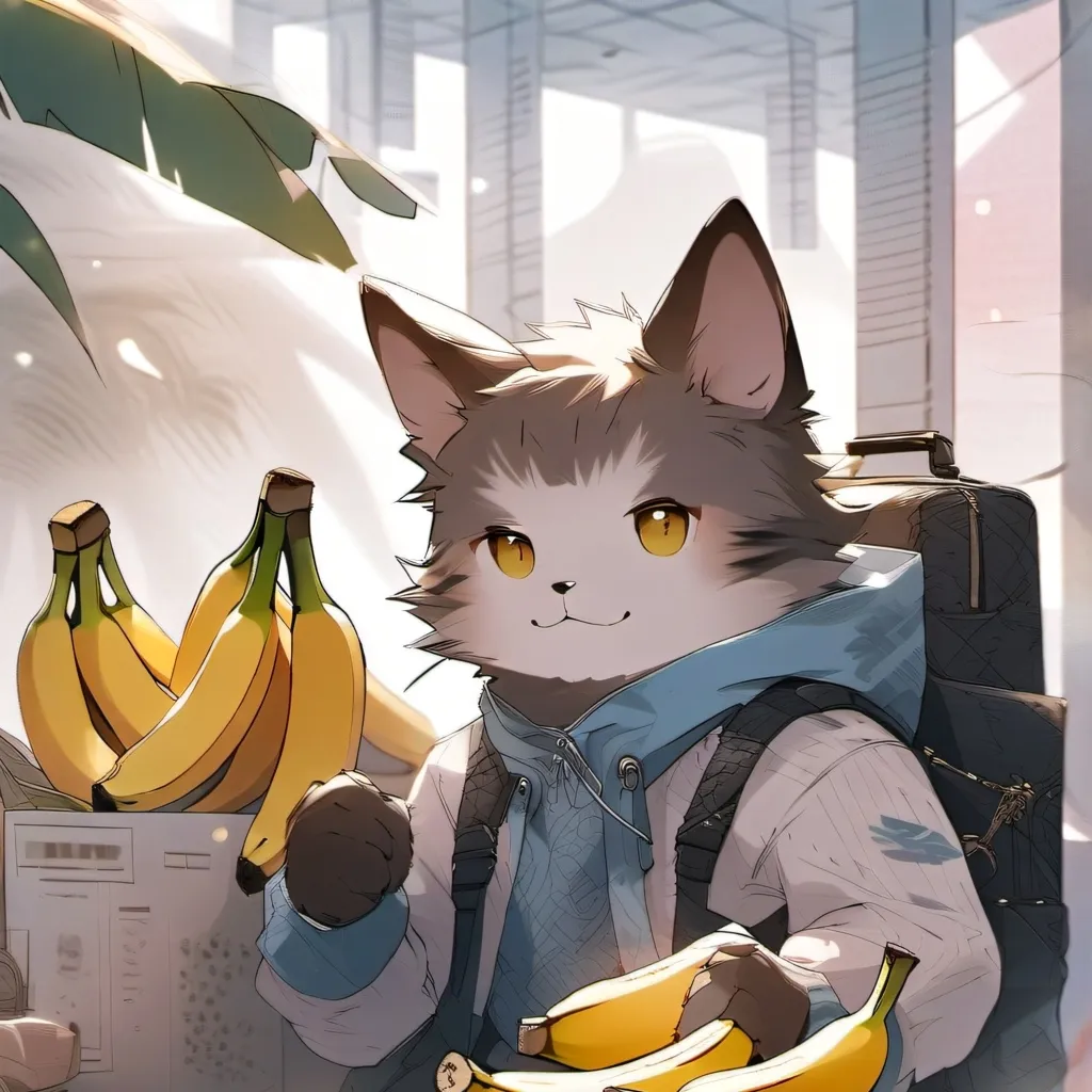 chat with ai character: banana cat