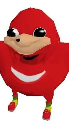 ai character: unganda knuckles background