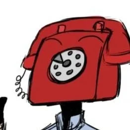 chat with ai character: phone guy