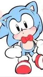 ai character: baby sonic background