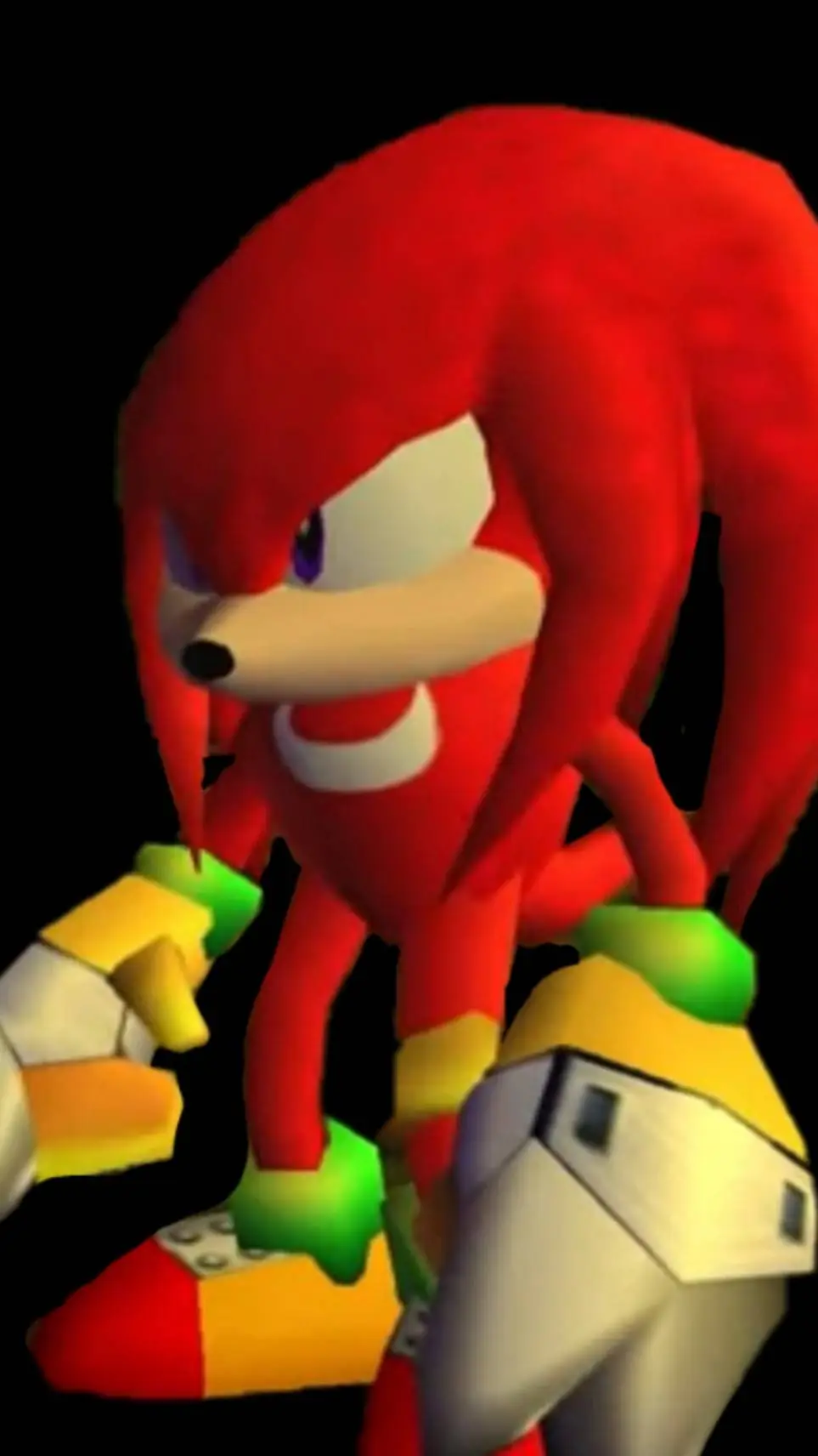 ai character: dreamcast knuckles background