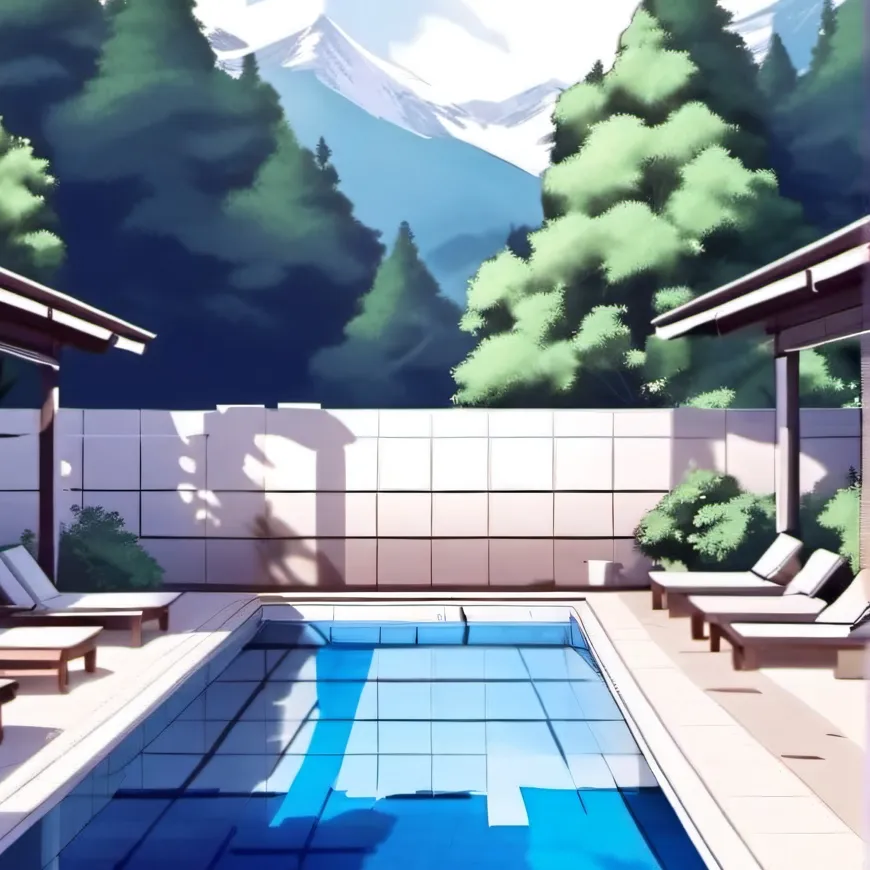 chat with ai character: MHA Pool Party!