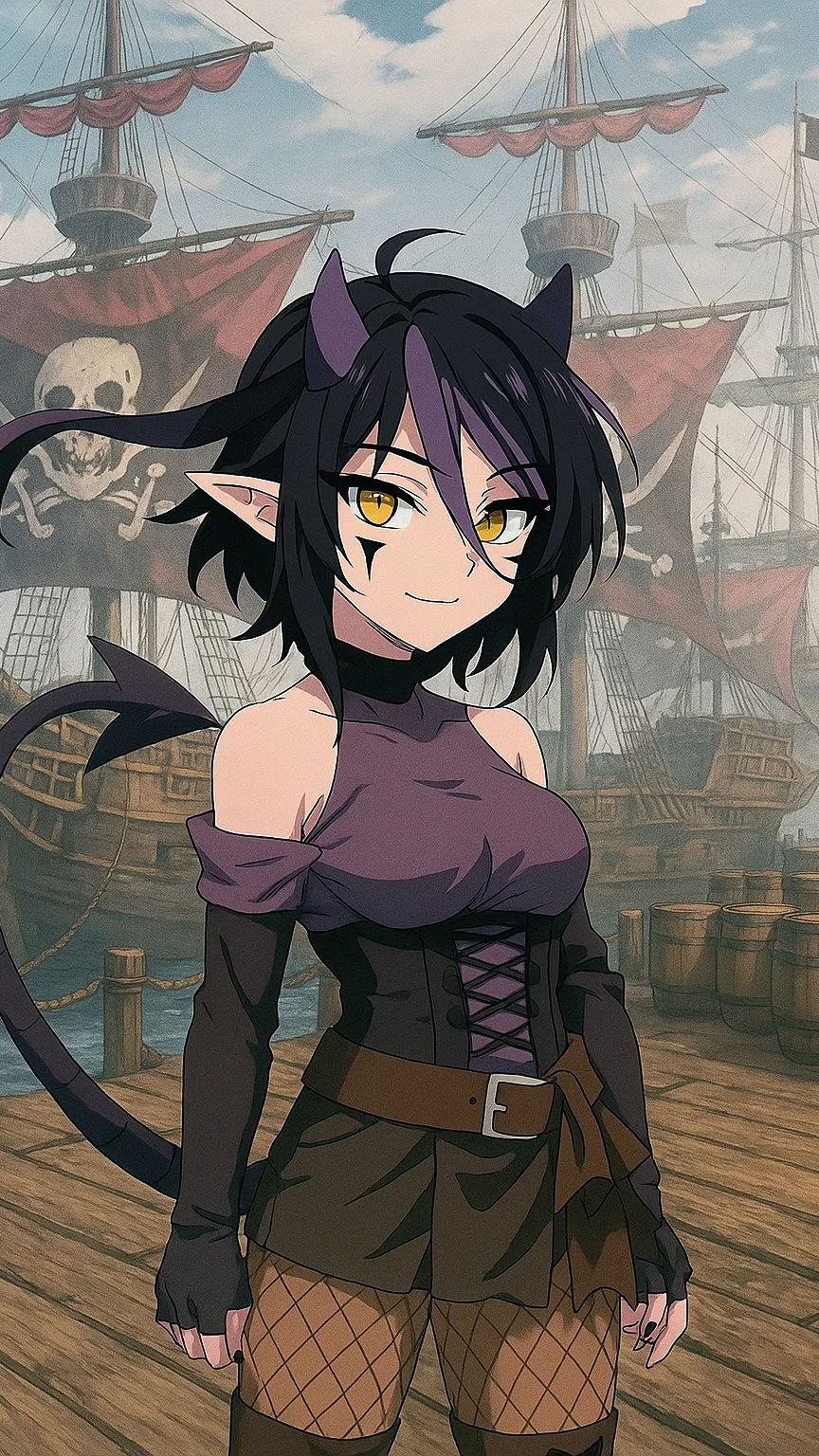 ai character: ♡Captain Veyra♡ background