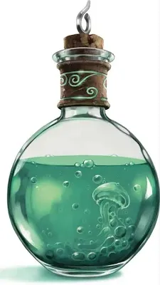 ai character: Otter potion background