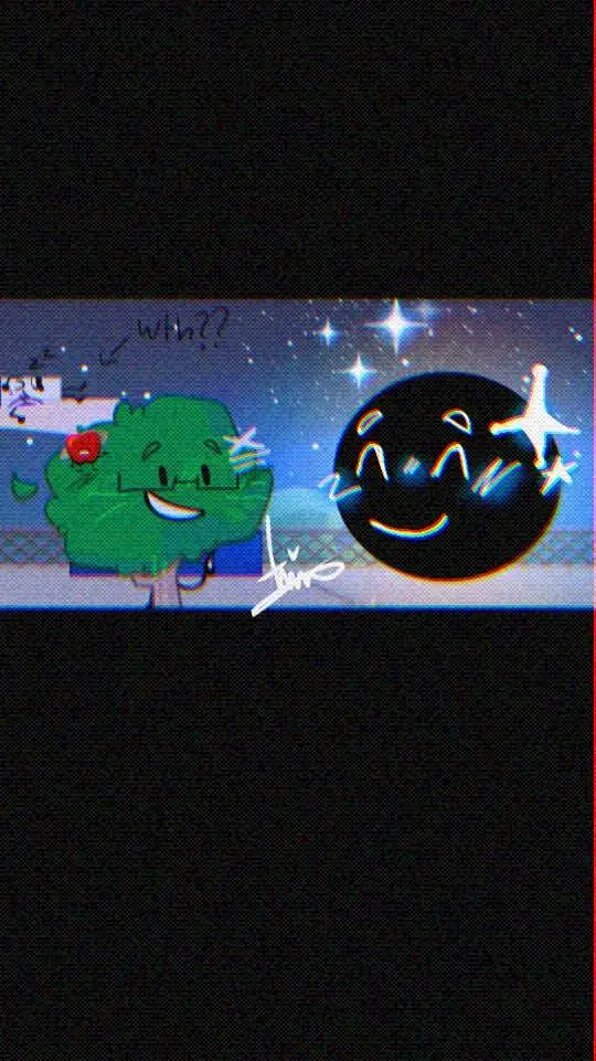ai character: Black Hole⚫🕳✨BFDI background