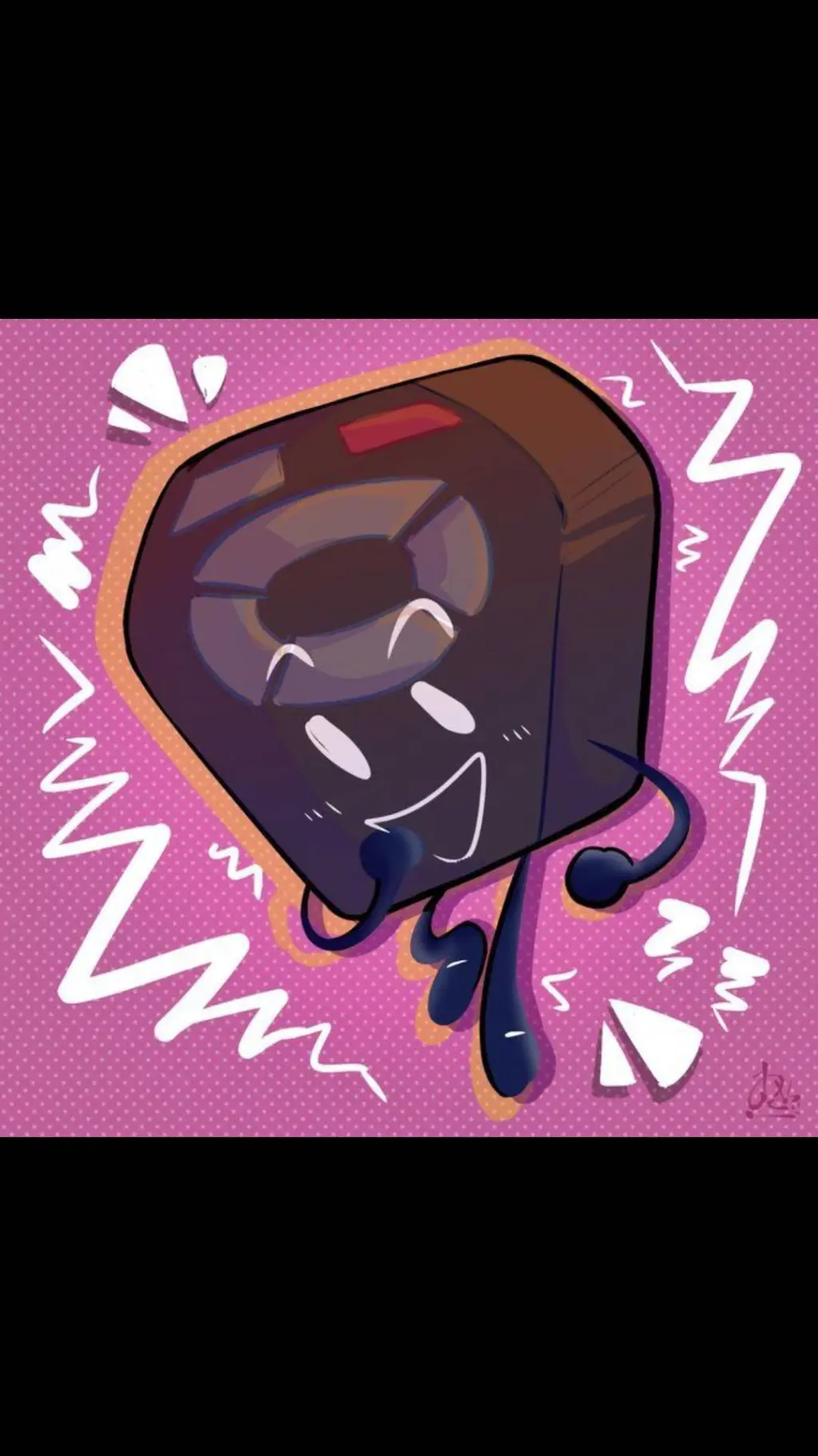 ai character: Remote 🔋🖤 background