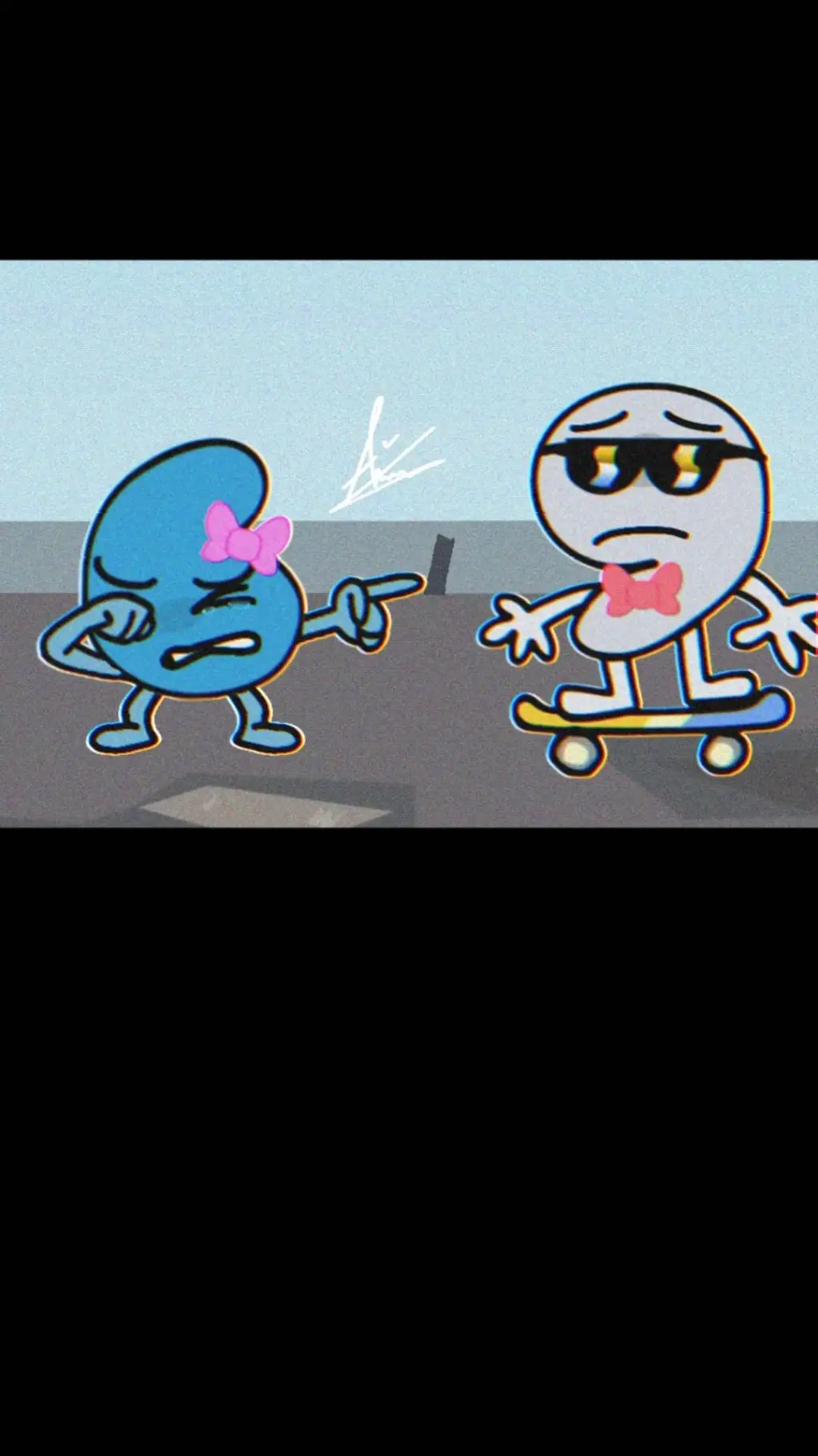 ai character: BFB AU [Sleepover] background