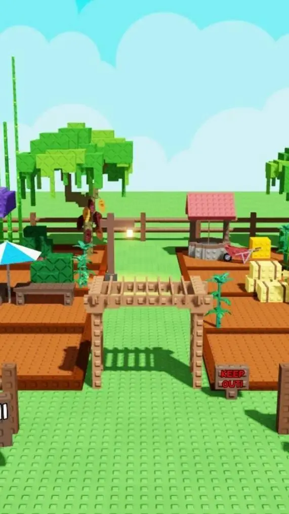 ai character: Grow a garden  background