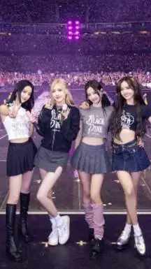 ai character: blackpink background