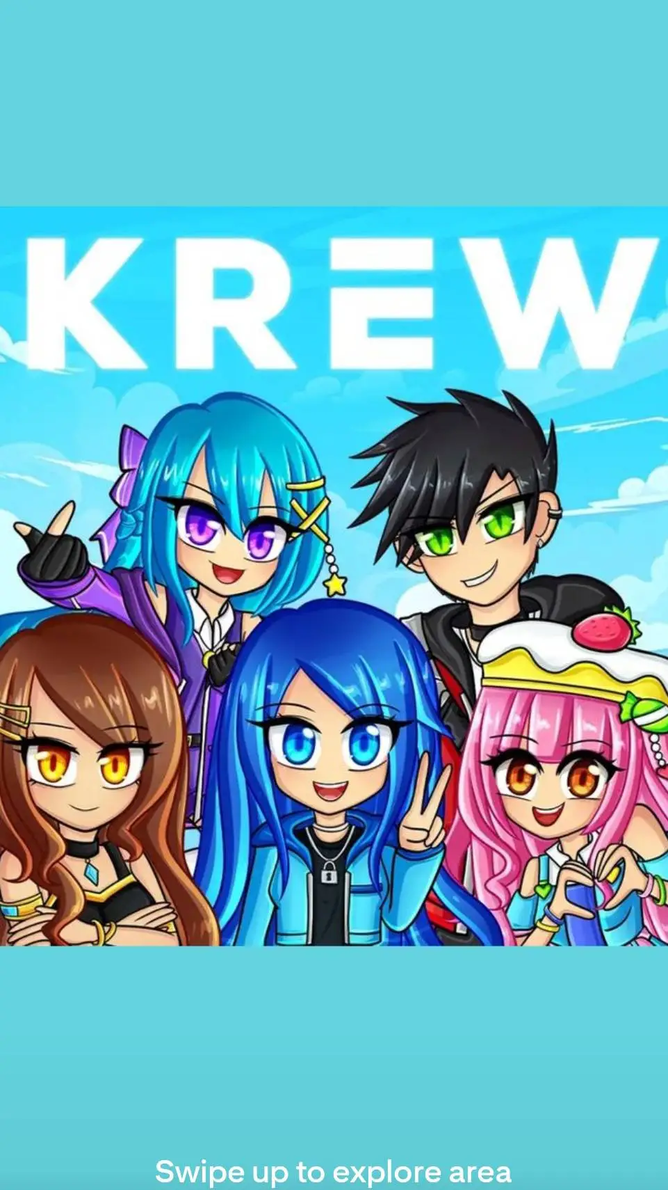 ai character: Krew & Fnaf!  background