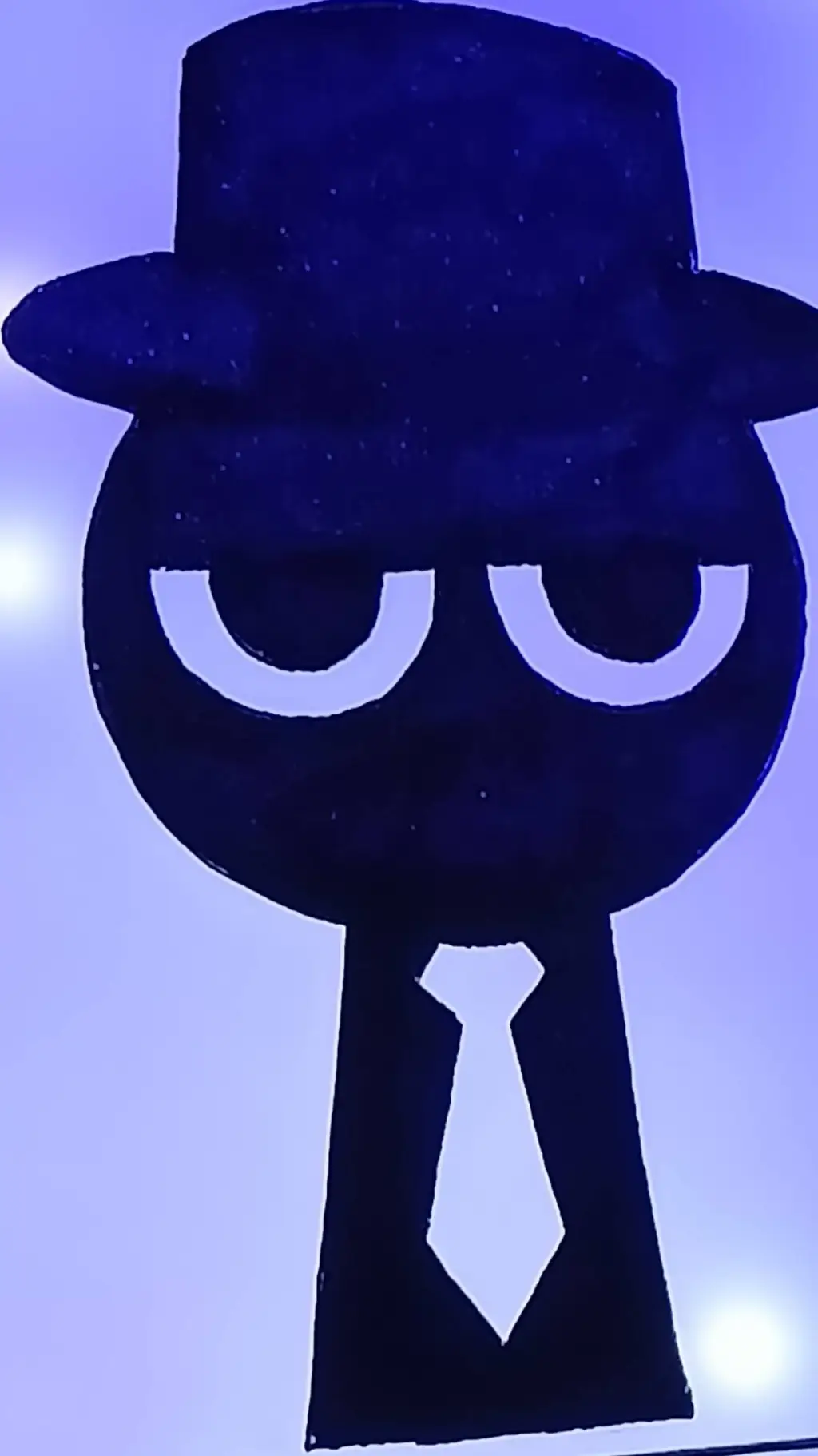 ai character: Black background