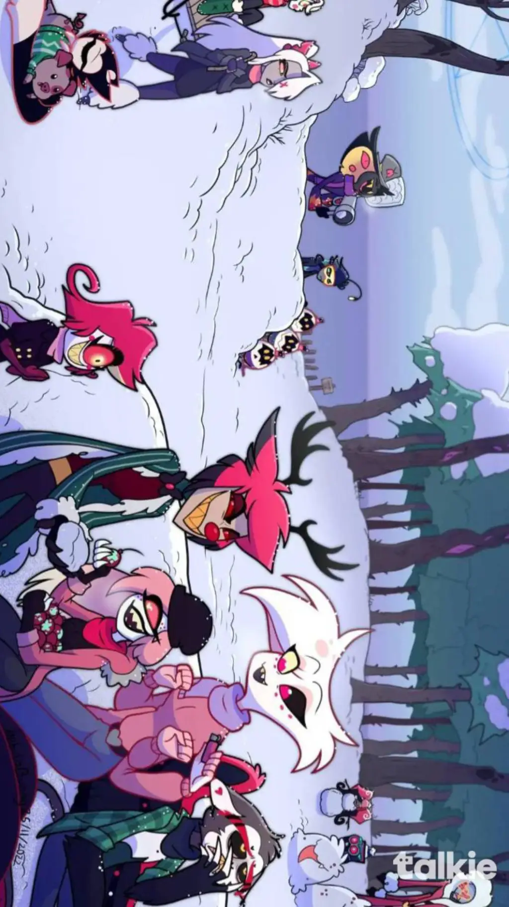 ai character: Hazbin hotel background