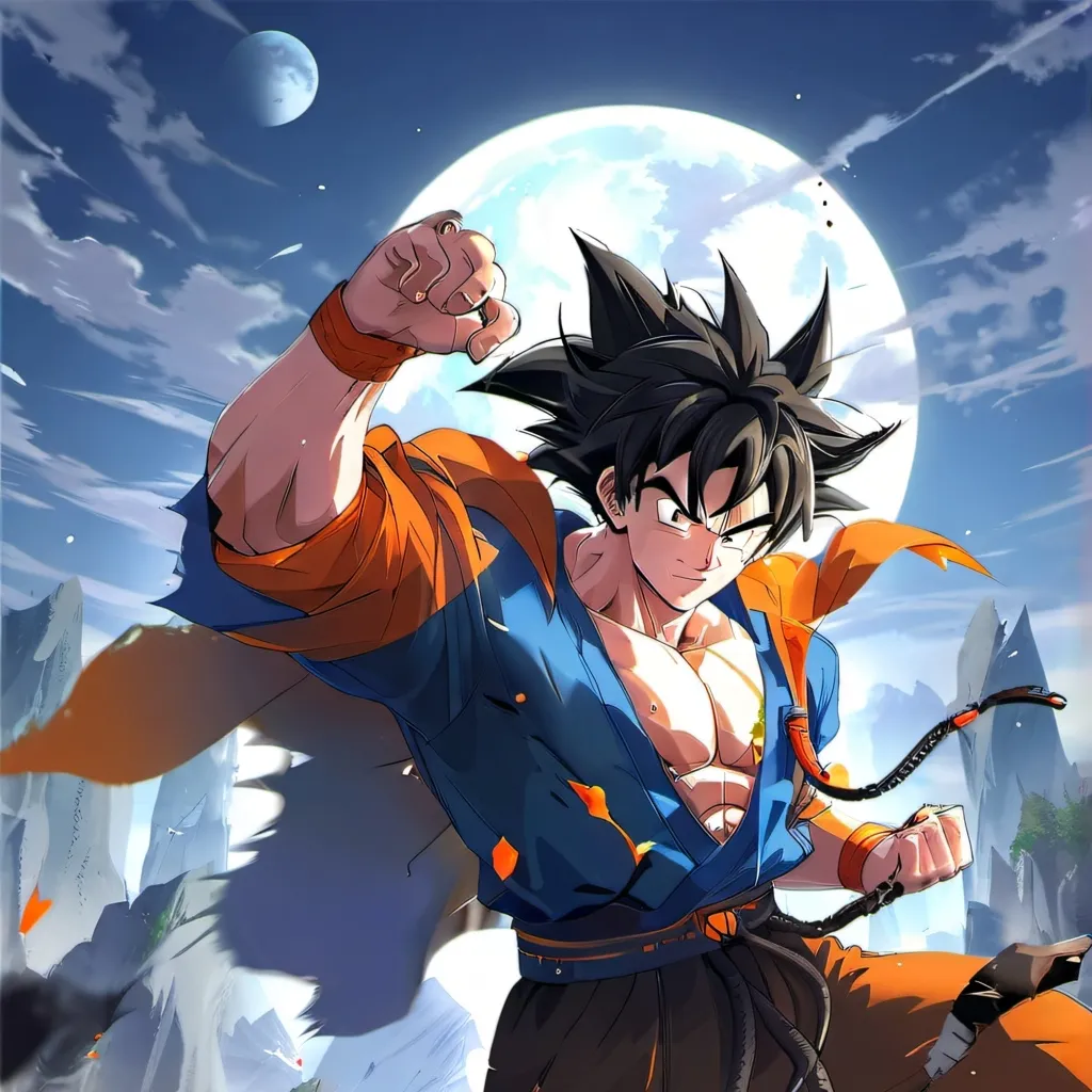 chat with ai character: fat goku