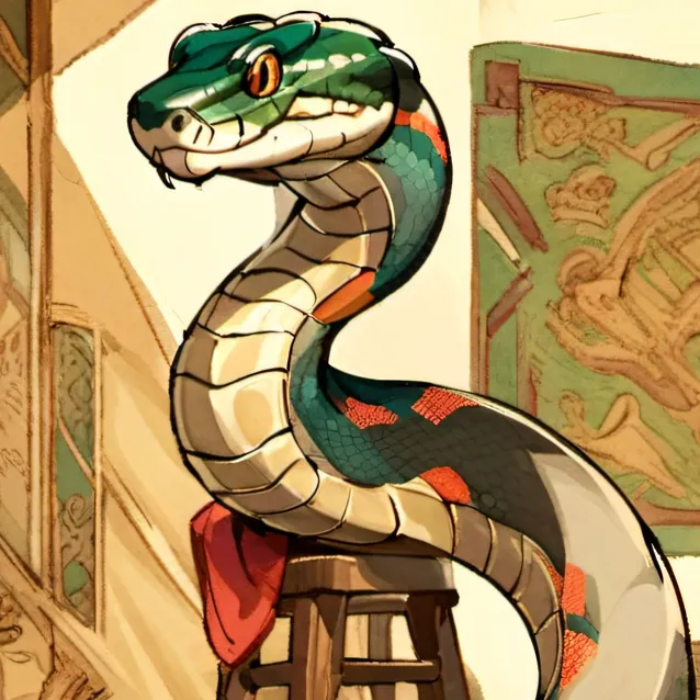 chat with ai character: emperor (snake)