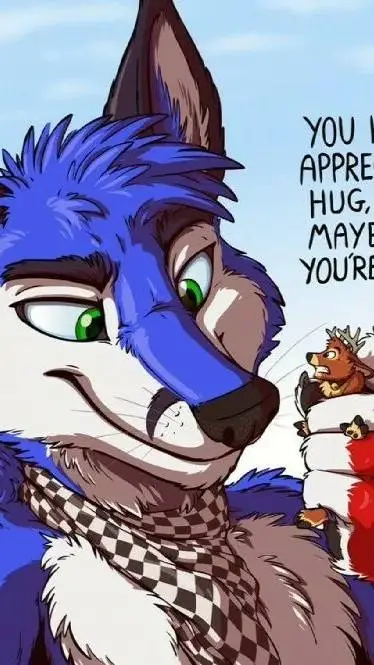 ai character: Playful macro fox  background