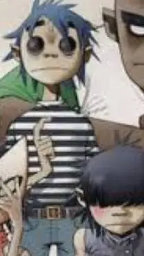 ai character: Gorillaz Waterpark background