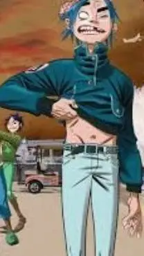 ai character: Gorillaz CI background