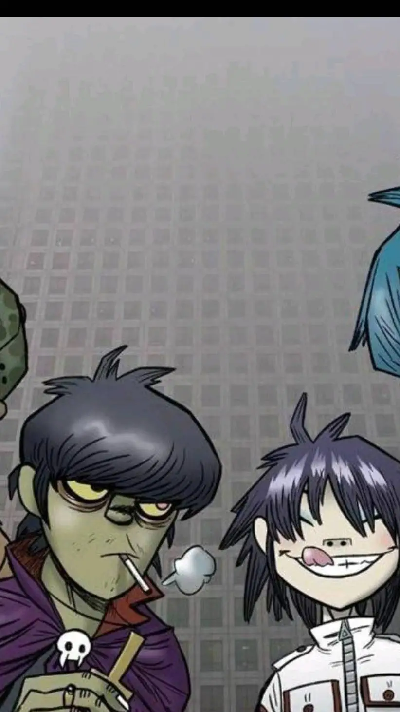 ai character: Gorillaz background