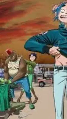 ai character: GORILLAZ background