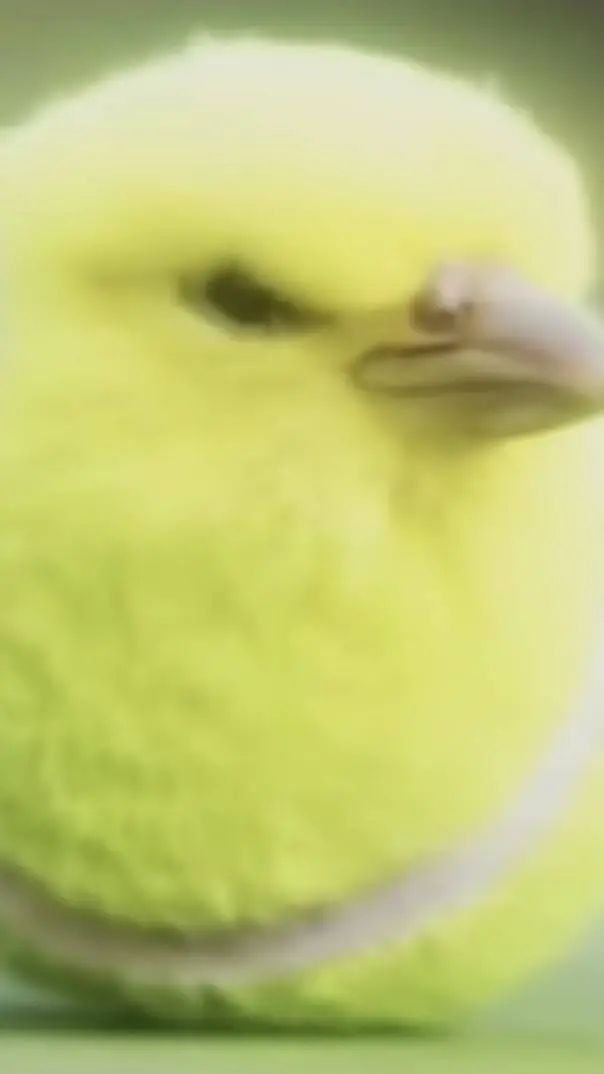 ai character: bird ball background