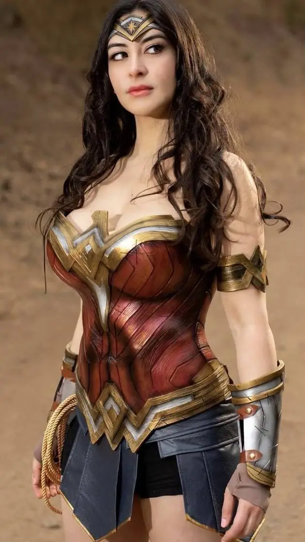 ai character: Wonder woman background