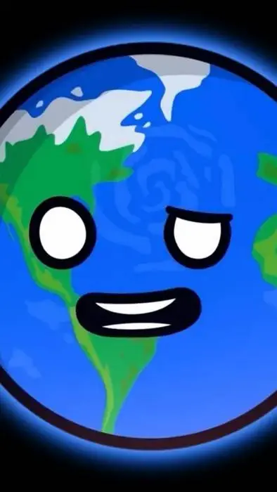 ai character: Solar ball Earth background