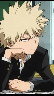 ai character: Katsuki Bakugo  background