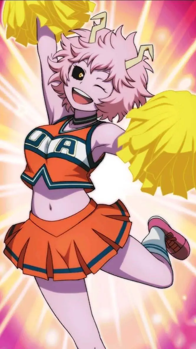 ai character: Mina birthday  background