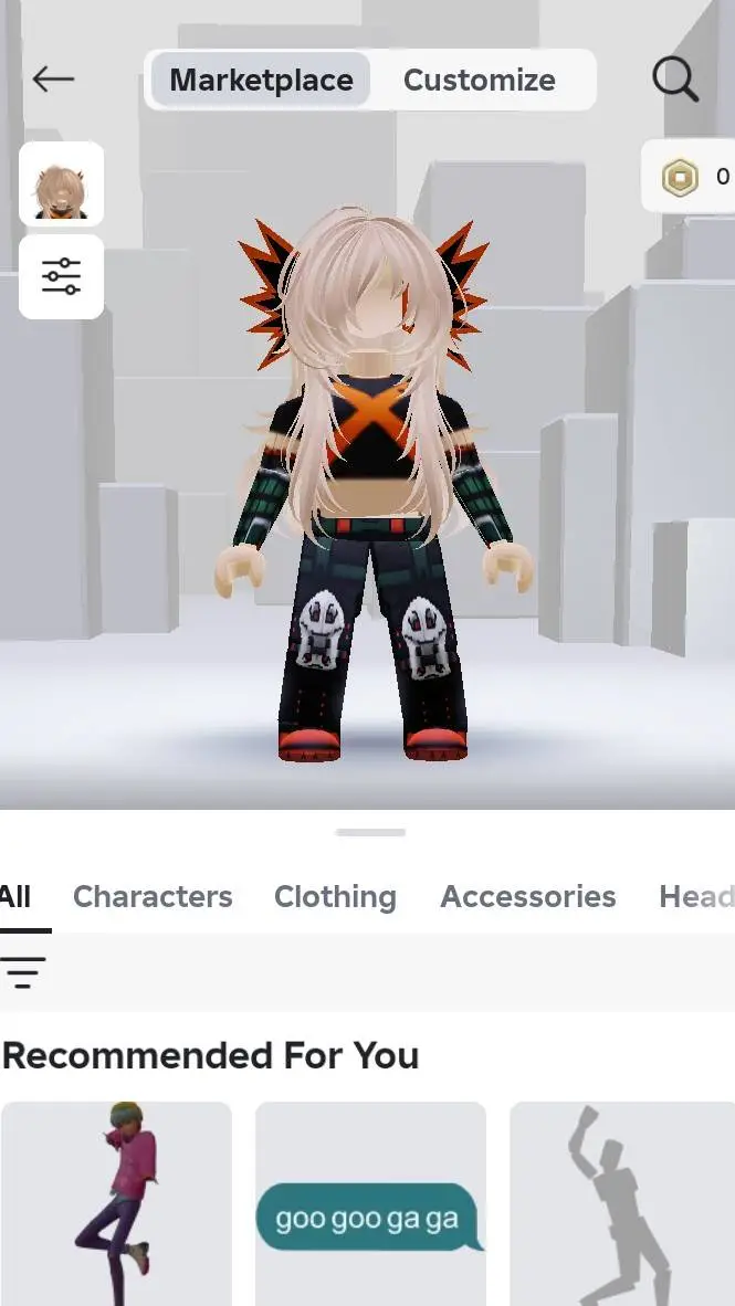 ai character: JigsawArie1(Ariel) background
