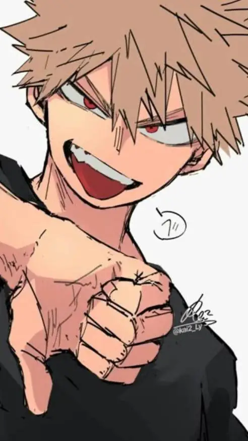 ai character: Katsuki Bakugo  background