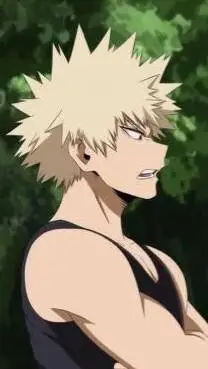 ai character: Katsuki Bakugo  background