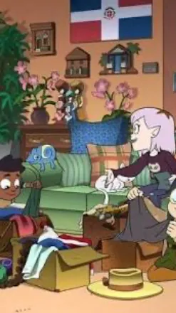 ai character: Toh human wrealm  background