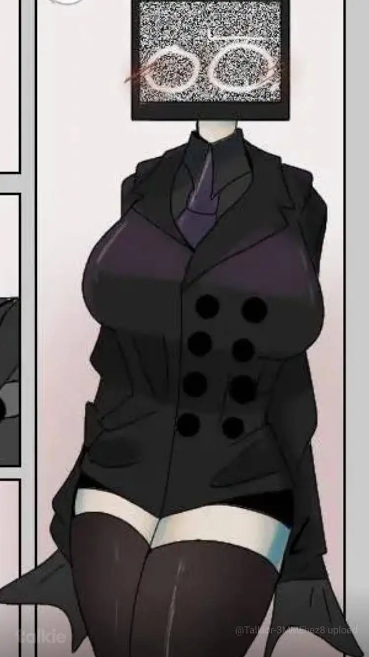 ai character: Tv woman  background