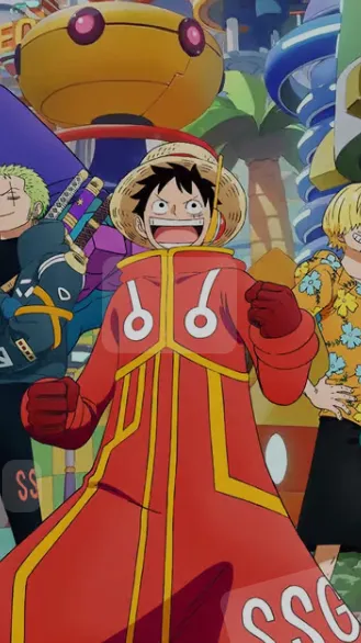 ai character: One piece background