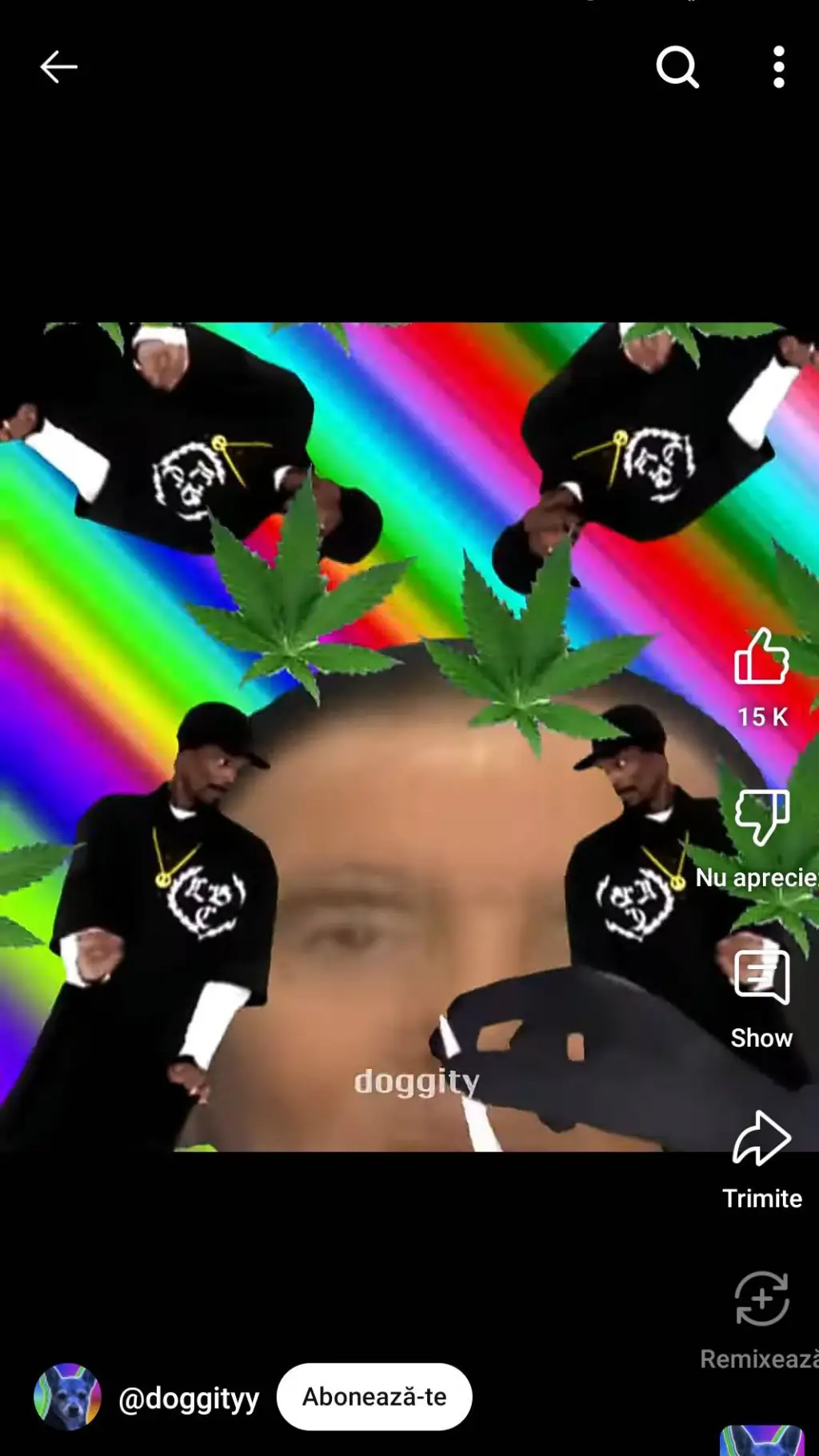 ai character: MLG background