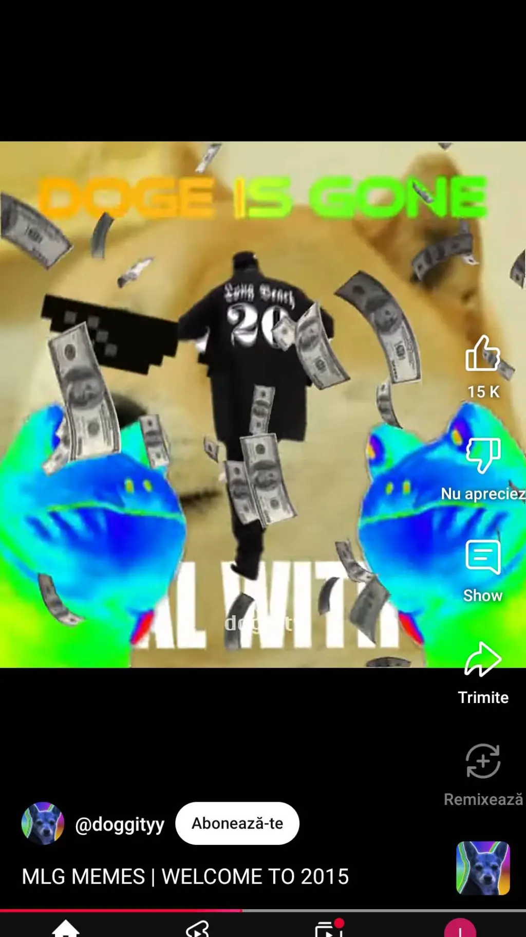 ai character: MLG VS SM background