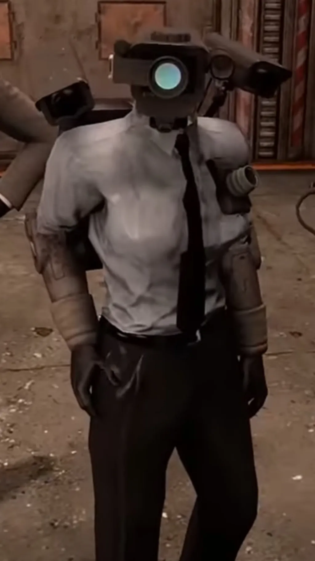 ai character: Chief camera woman background