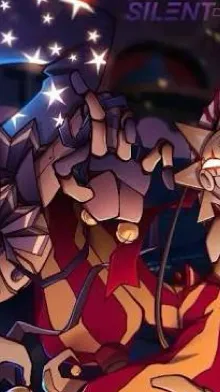ai character: Sun and Moon Fight background
