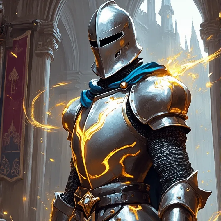 chat with ai character: knight