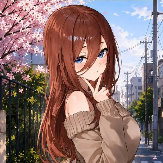 chat with ai character: Miku nakano