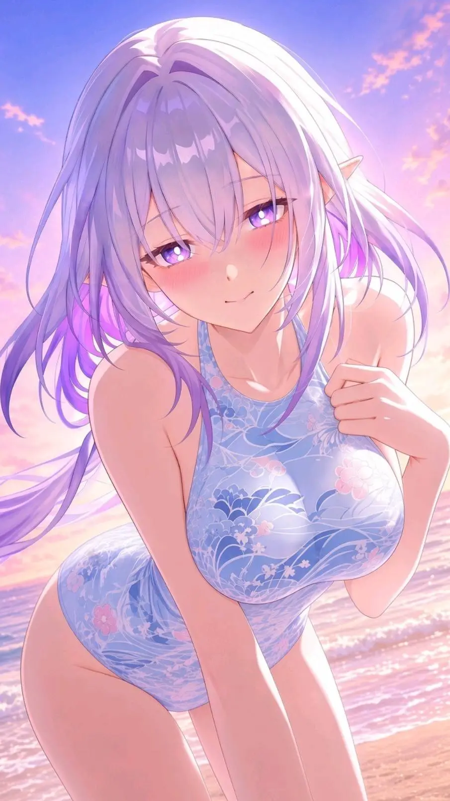 ai character: Lunaria 🌸 background