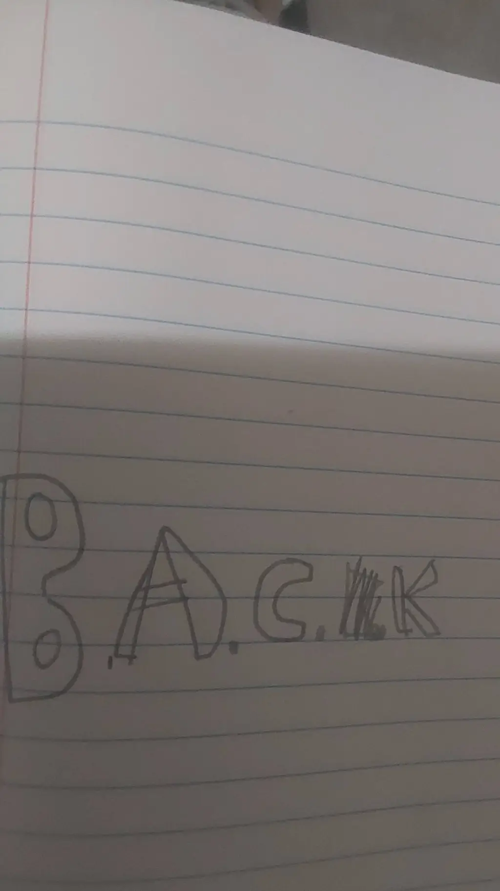 ai character: B.A.C.K background